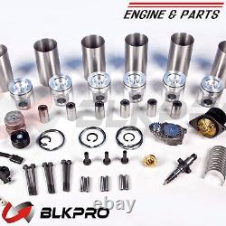 6 Engine Piston Kit For Cummins 3804419 AR7270 AR11220 3801393 3095741 3051557