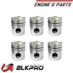 6 New Engine Piston Kit For Cummins Engine Parts 3801819 3048808 4914565