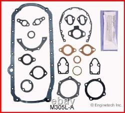 Engine Rebuild Kit for GM Marine 5.0L 305 Late With 1 Piece Rear Main Seal