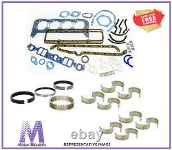 GM Chevy 454 V8 Mark IV Marine Engine Re-ring Rebuild Kit (STD Rot with Carb)