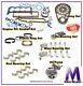 Mercruiser Chevy 350 5.7 Marine Engine Kit Oil Pump+bearings+timing Std Rot 2pc