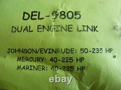T&R Marine DEL-9805 Universal Tie Bar Kit Dual Engine 31 Yamaha BRP Merc Suzuki