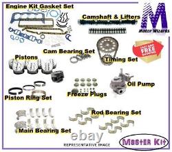 Mercruiser 4.3l Vortec Marine Master Engine Kit Pistons+camshaft+gaskets 1999-07